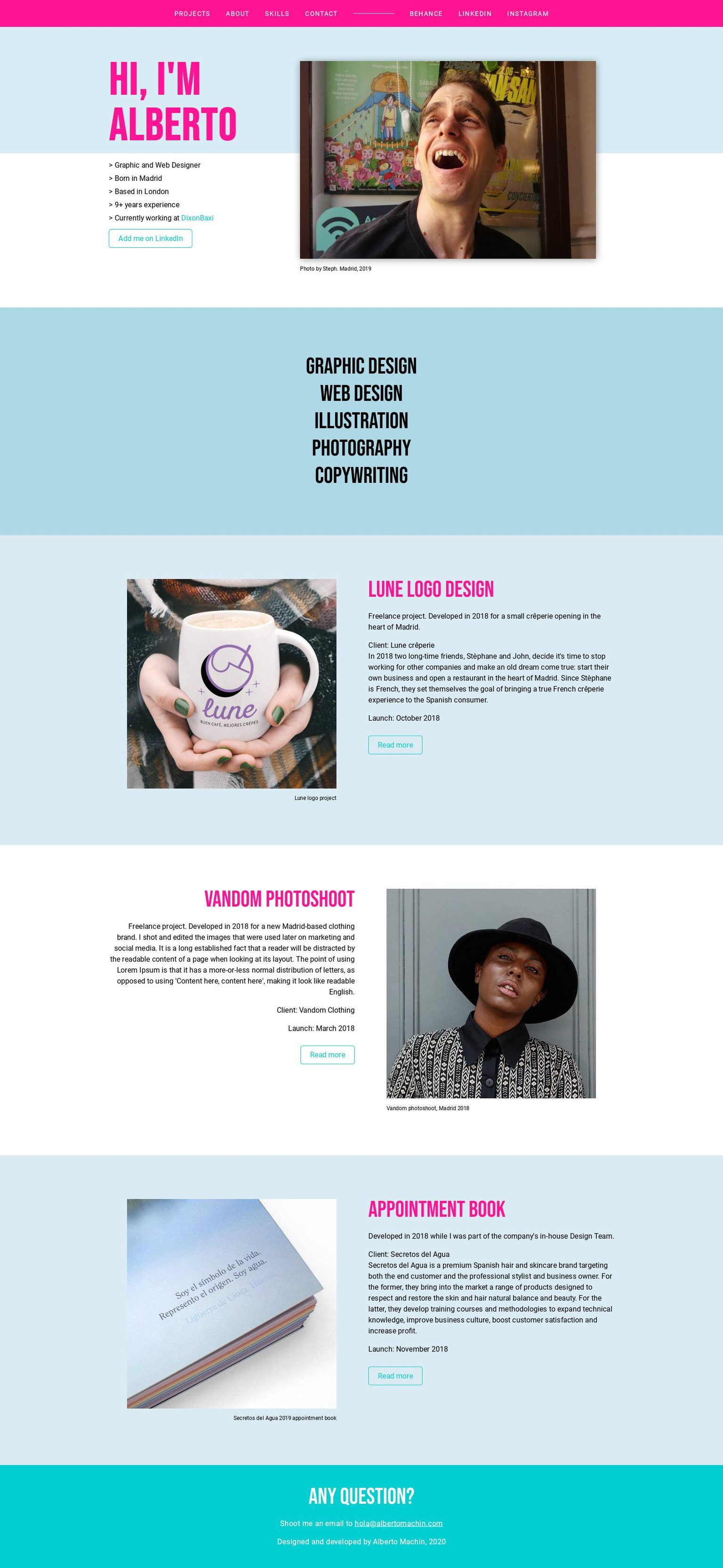 Alberto Machin - Portfolio - image 1 - student project