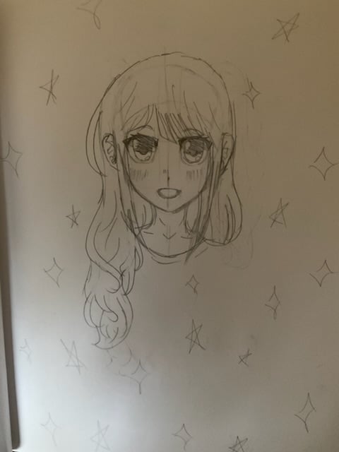 Practicing drawing eyes - image 3 - student project