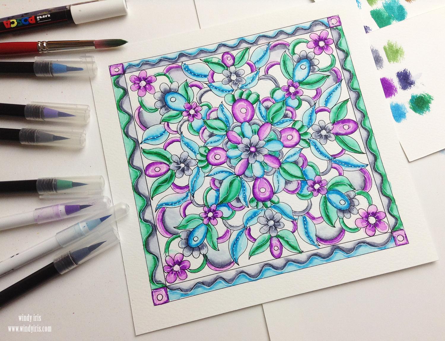 Coloring with Water Based Markers - Sample Project - image 3 - student project