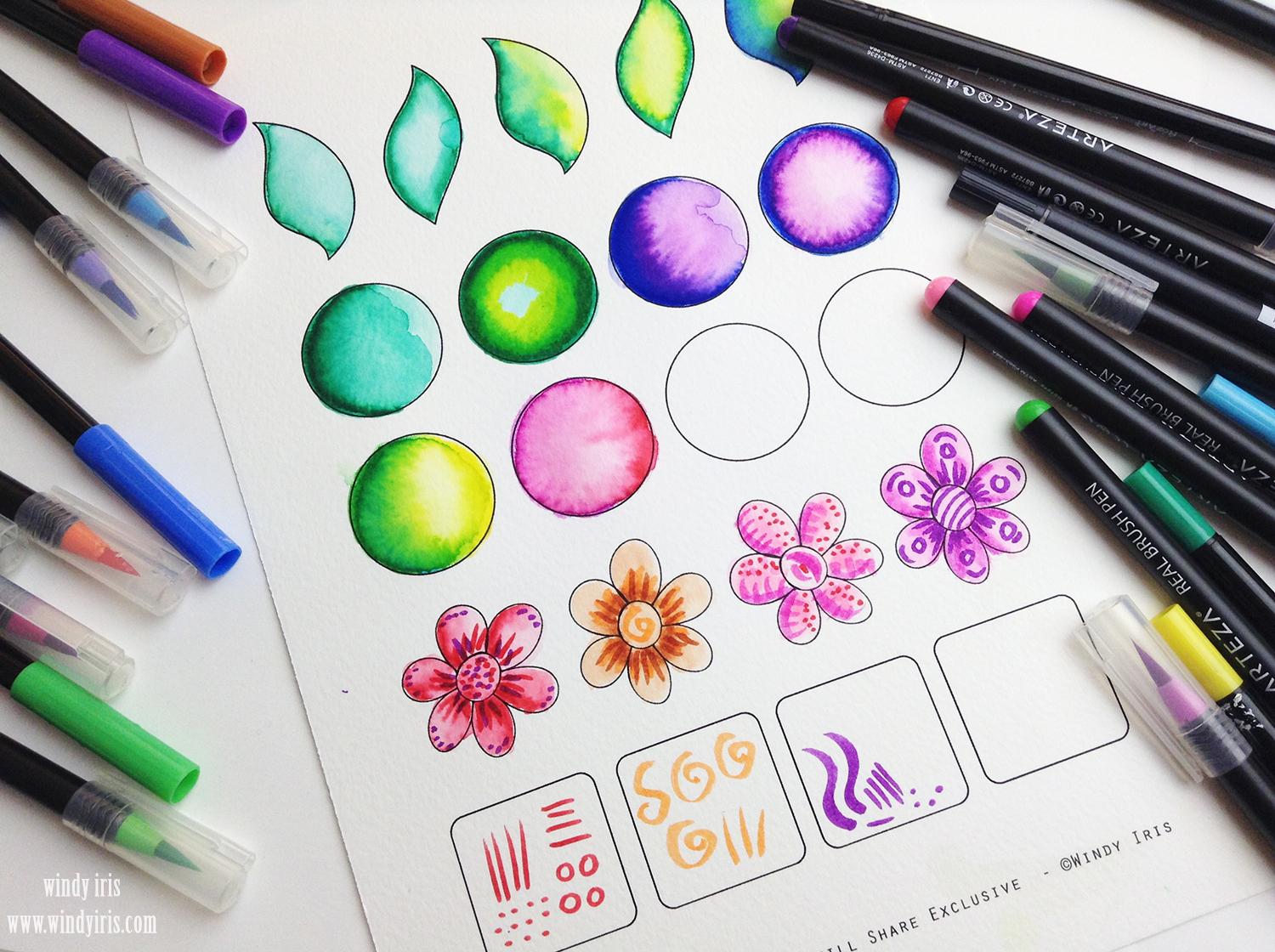 Coloring with Water Based Markers - Sample Project - image 1 - student project