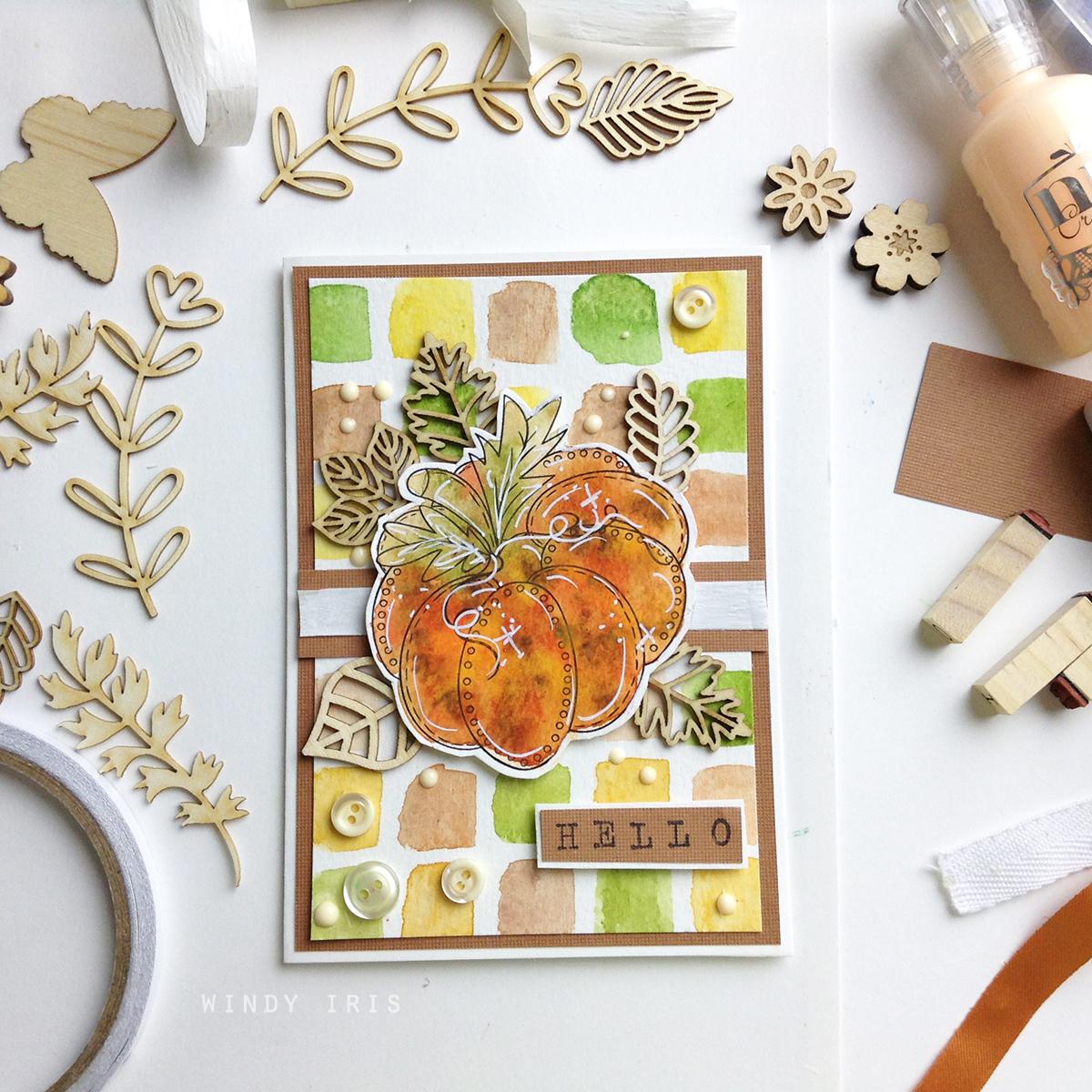 Autumn Watercolor Greeting Cards - Sample Project - image 5 - student project