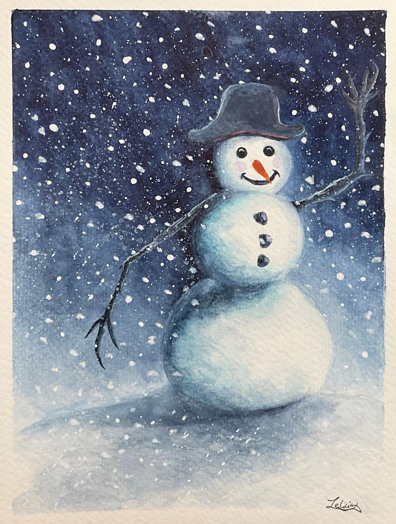 Little snowman - image 1 - student project