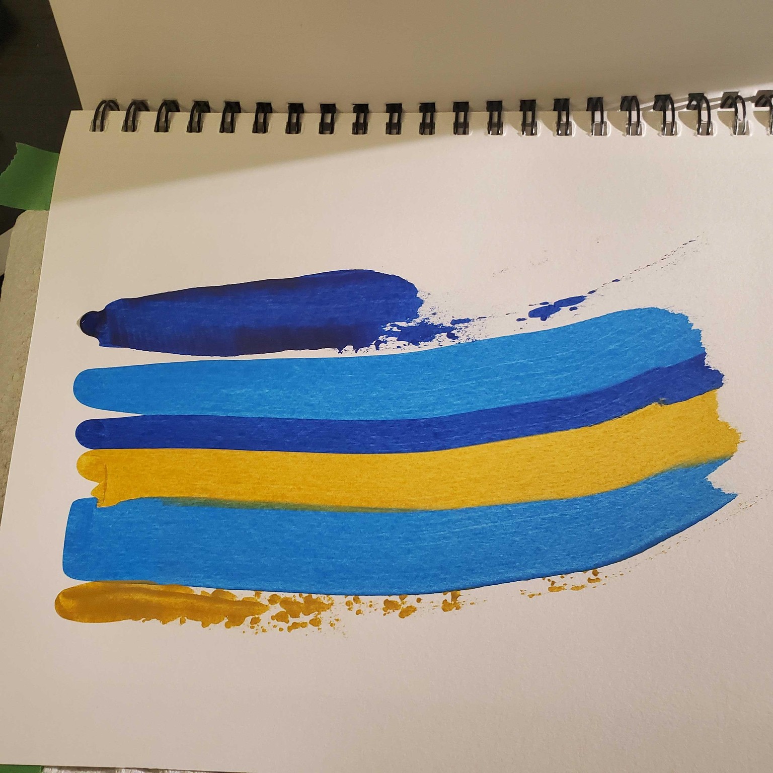 Arcylic scrape paintings - image 1 - student project