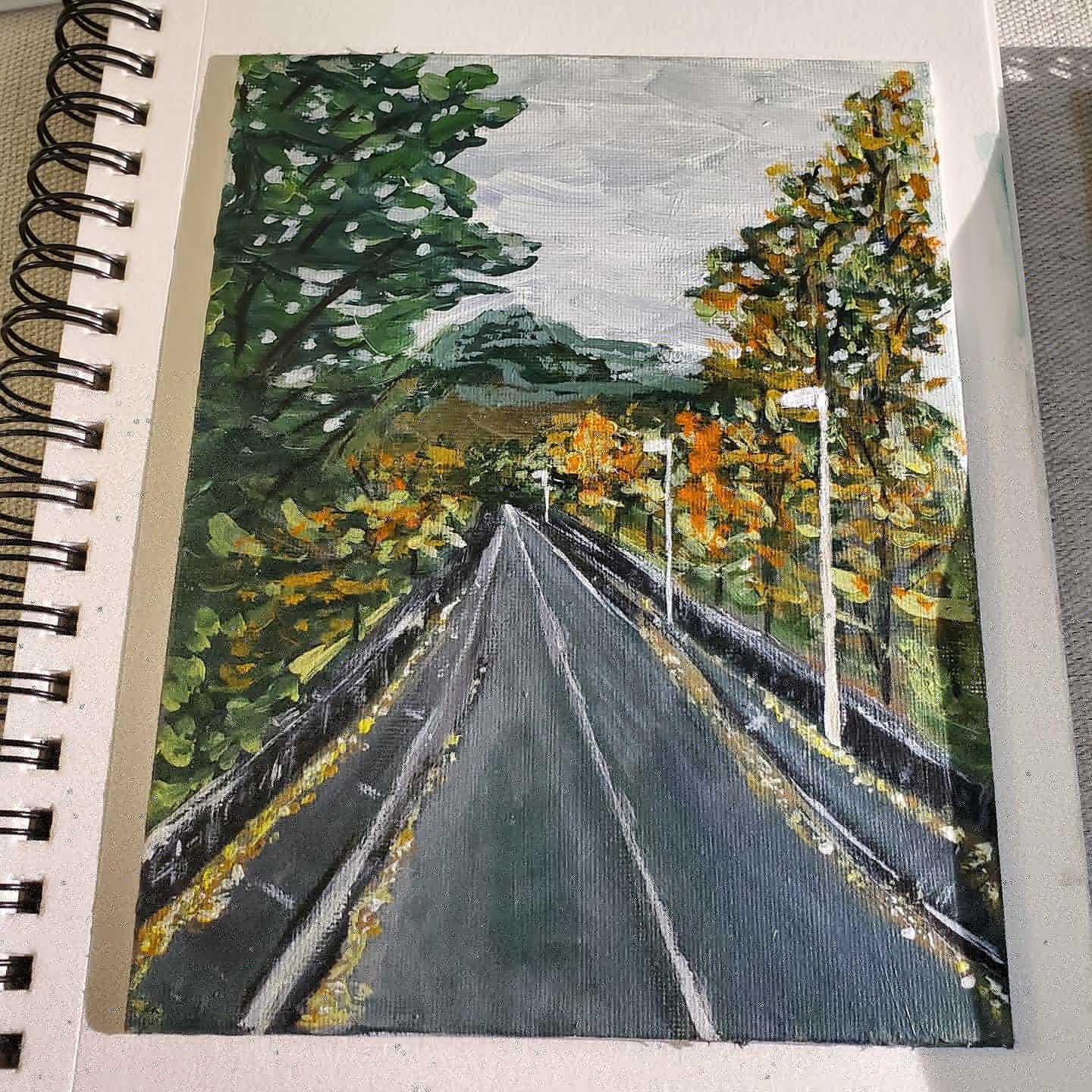 Fall Road in Scotland - image 2 - student project
