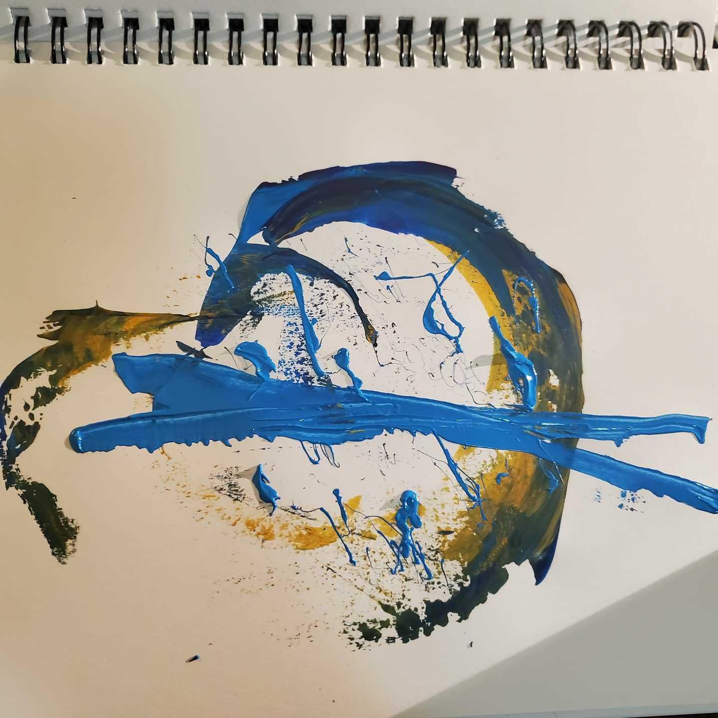 Arcylic scrape paintings - image 3 - student project