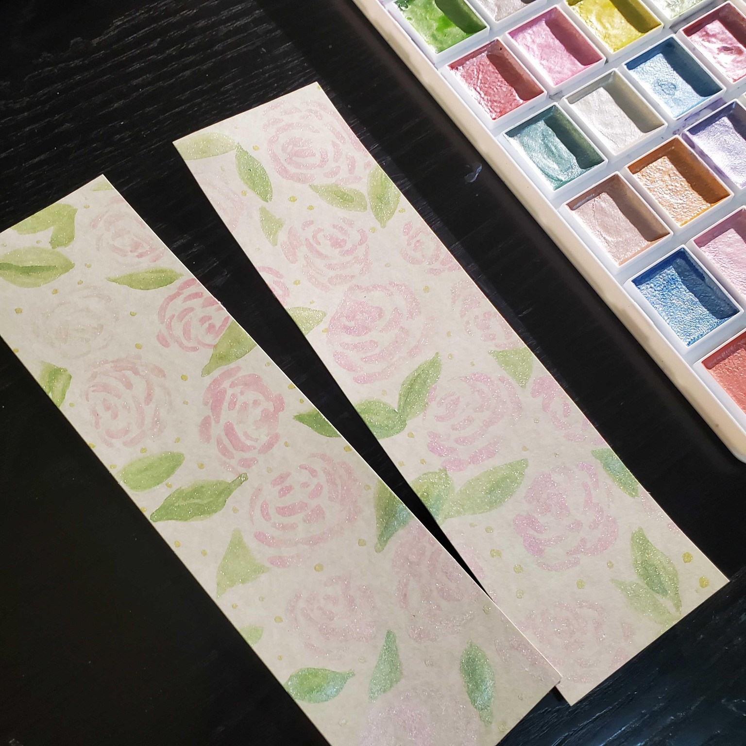 Floral watercolor cards - image 7 - student project