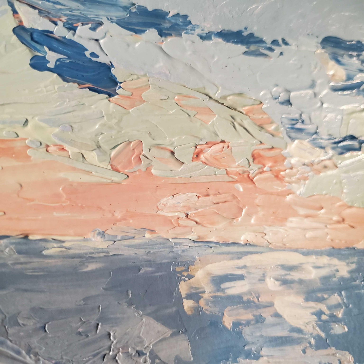 Seascape using a palette knife - image 4 - student project