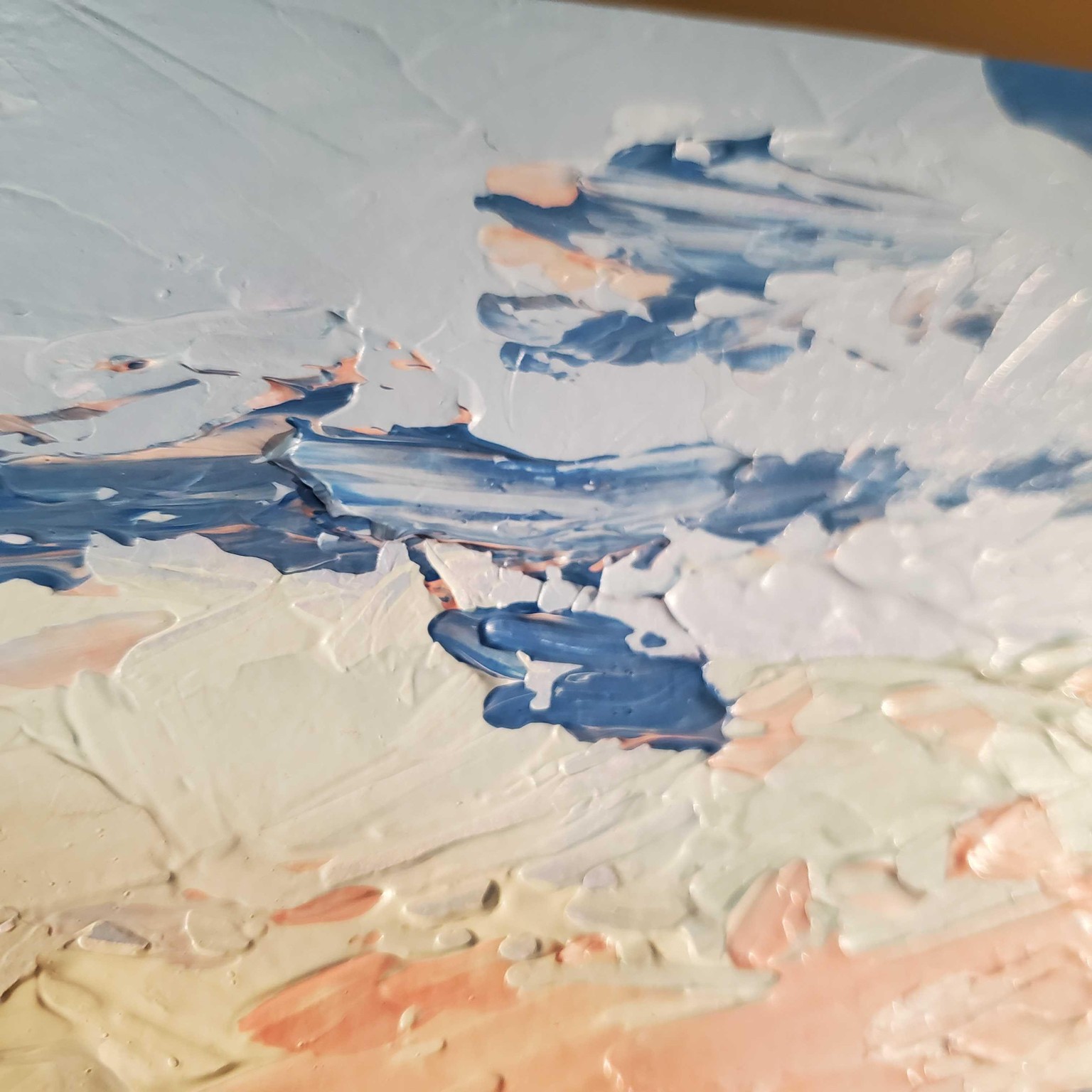 Seascape using a palette knife - image 2 - student project