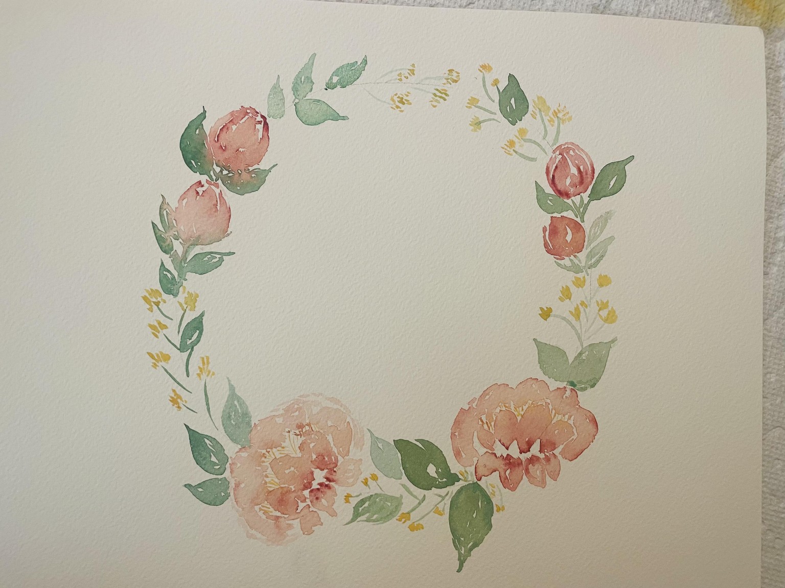 Peony wreath - image 1 - student project
