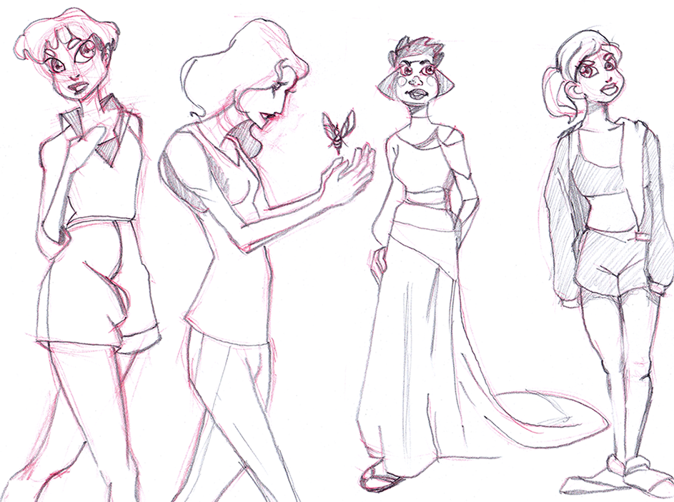 Four Animated Women Assignment - image 1 - student project