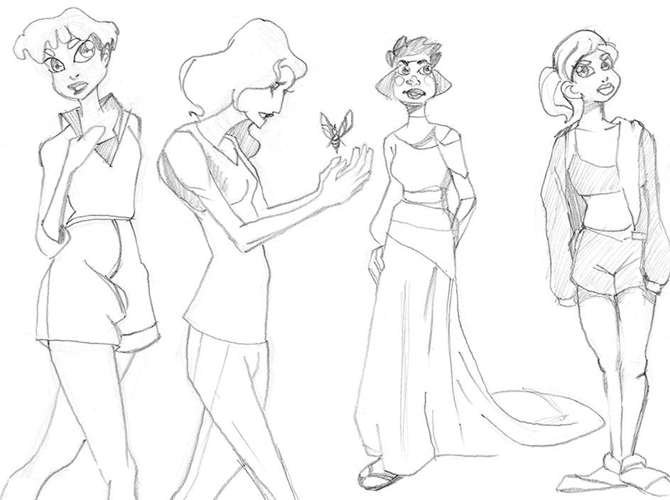 Four Animated Women Assignment - image 2 - student project