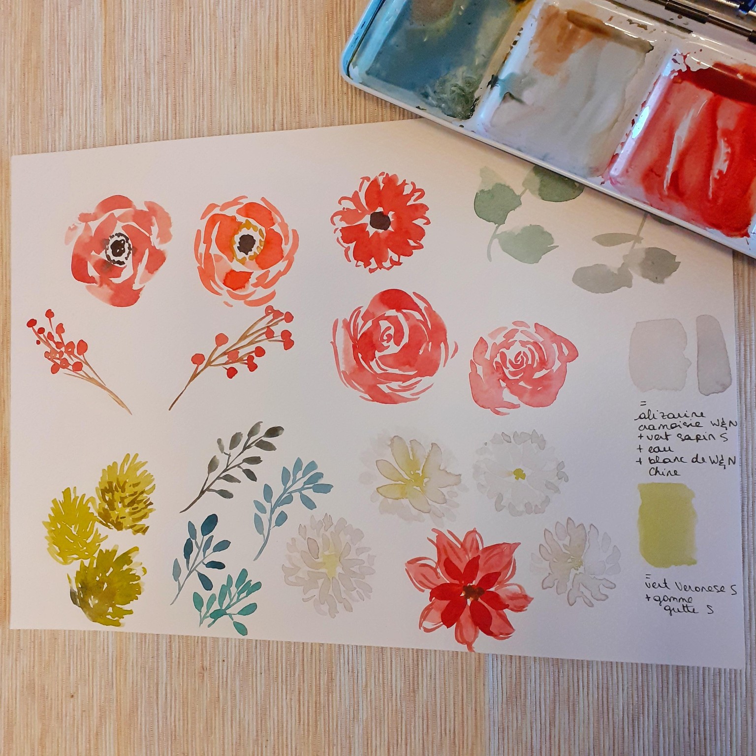 Christmas floral card - image 1 - student project
