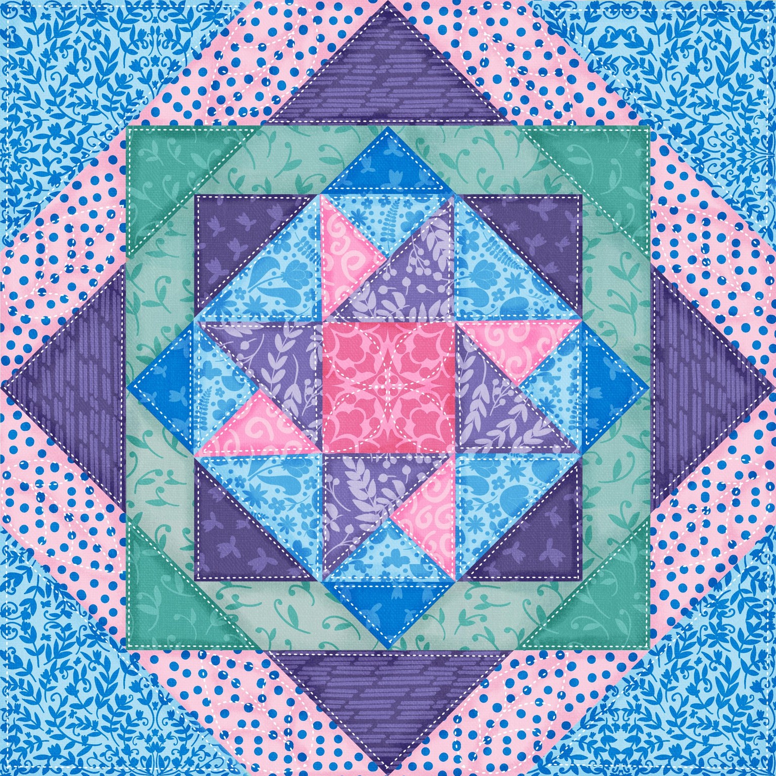 Quilt Square - image 1 - student project