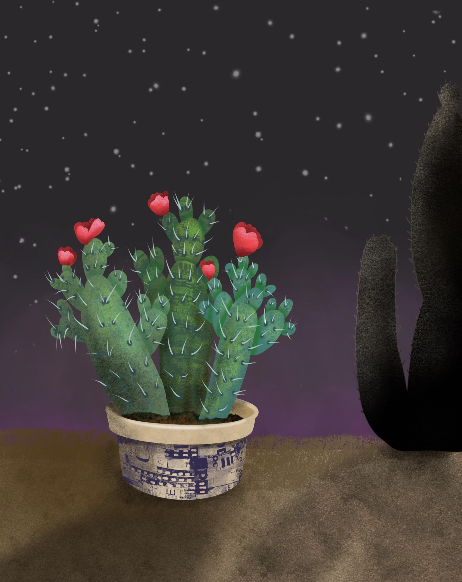 Lonely Cactus - image 1 - student project