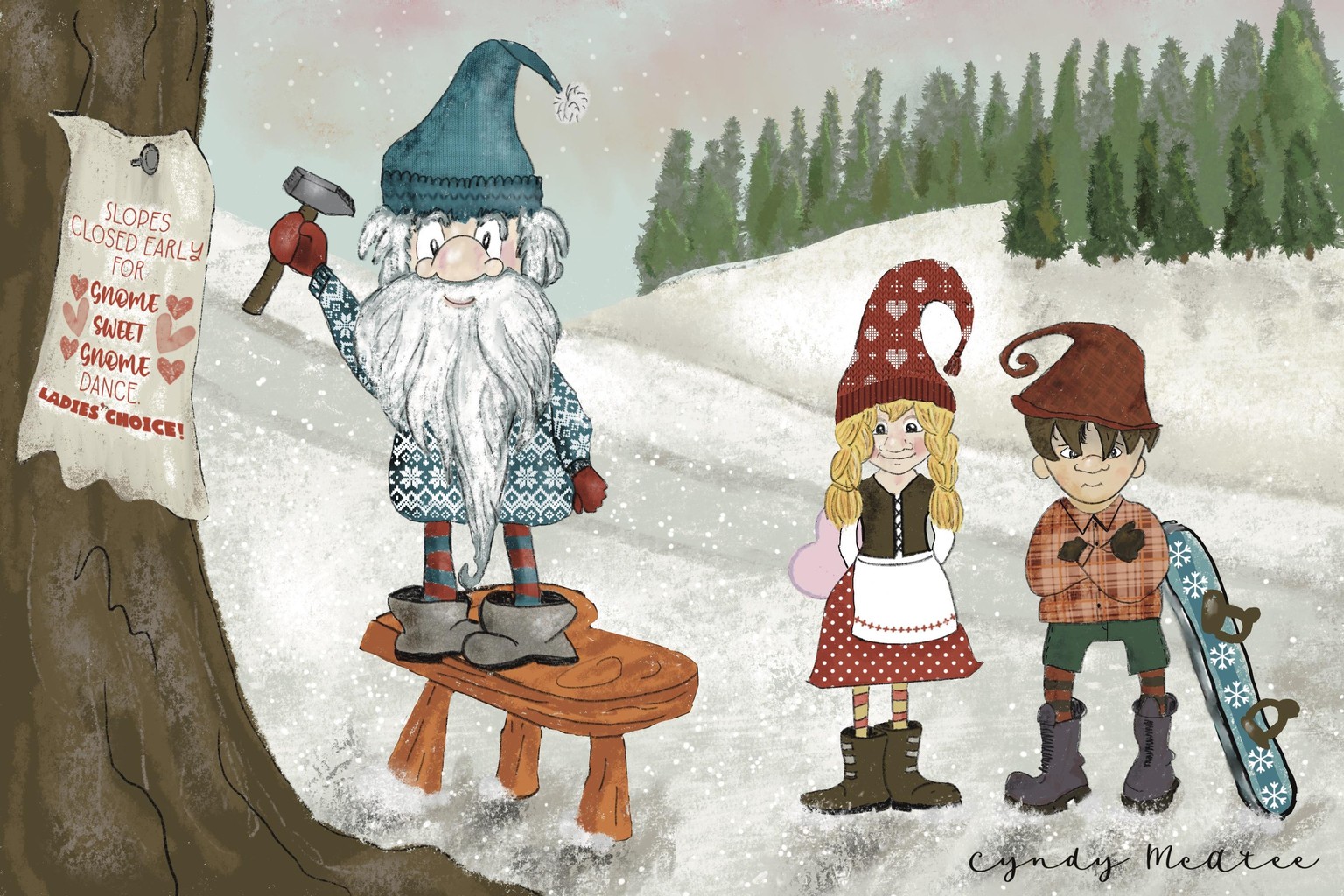 Gnome Couple - image 2 - student project