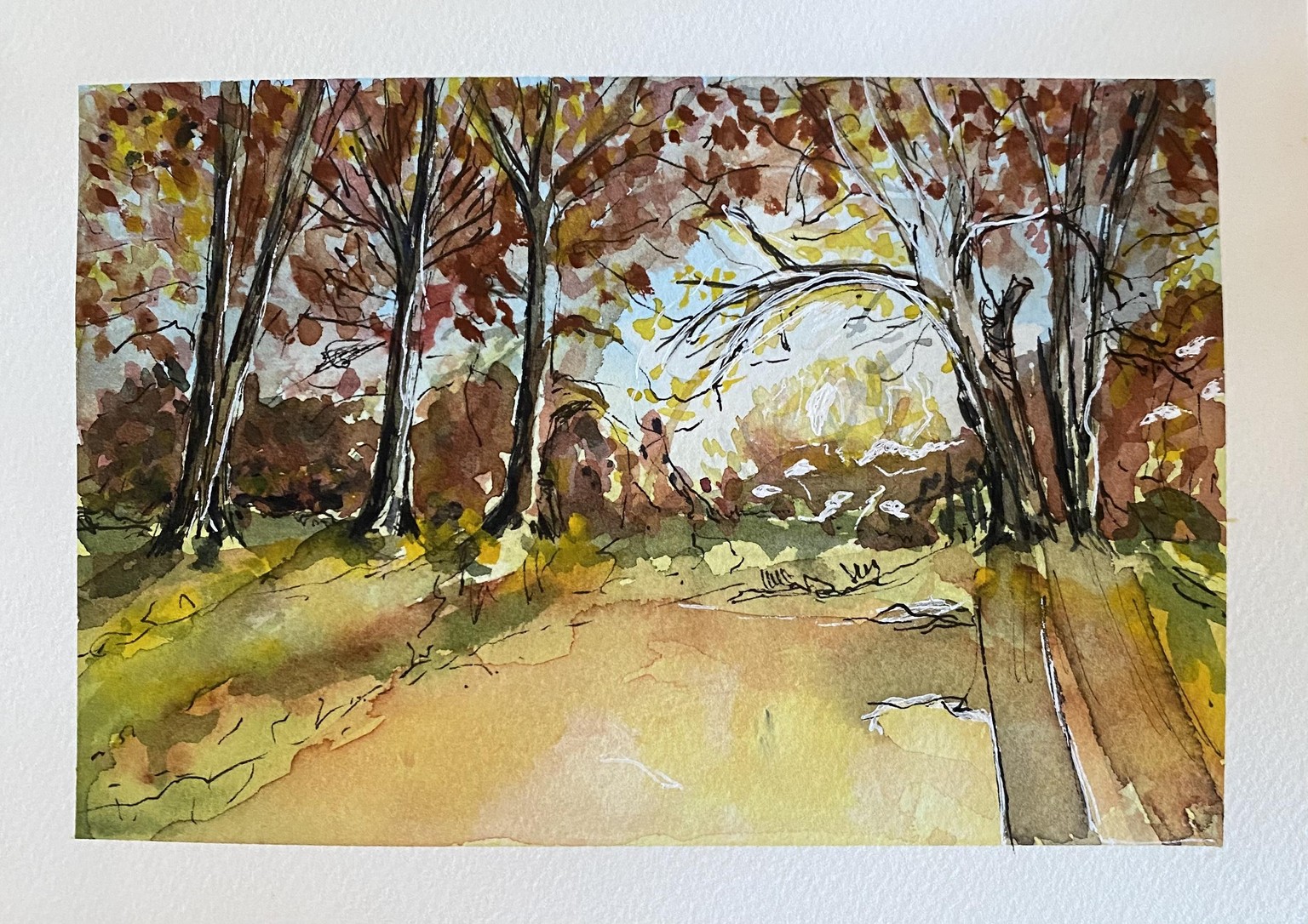 Autumn landscape - image 2 - student project