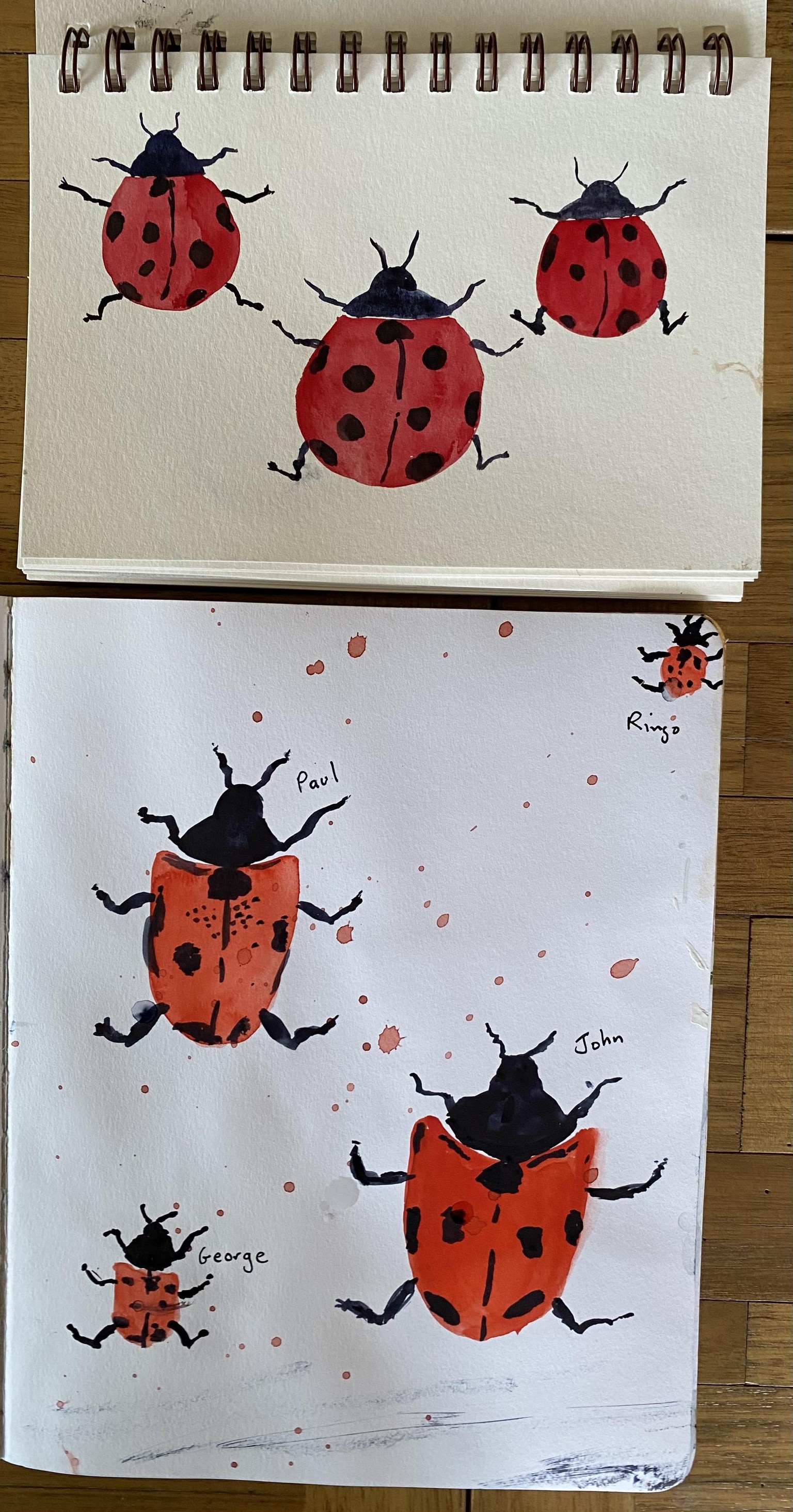 Quirky watercolour objects - image 2 - student project
