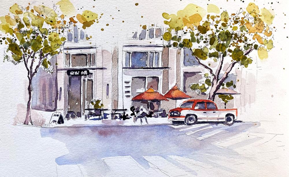 Urban Sketching with Barbara Luel - image 5 - student project