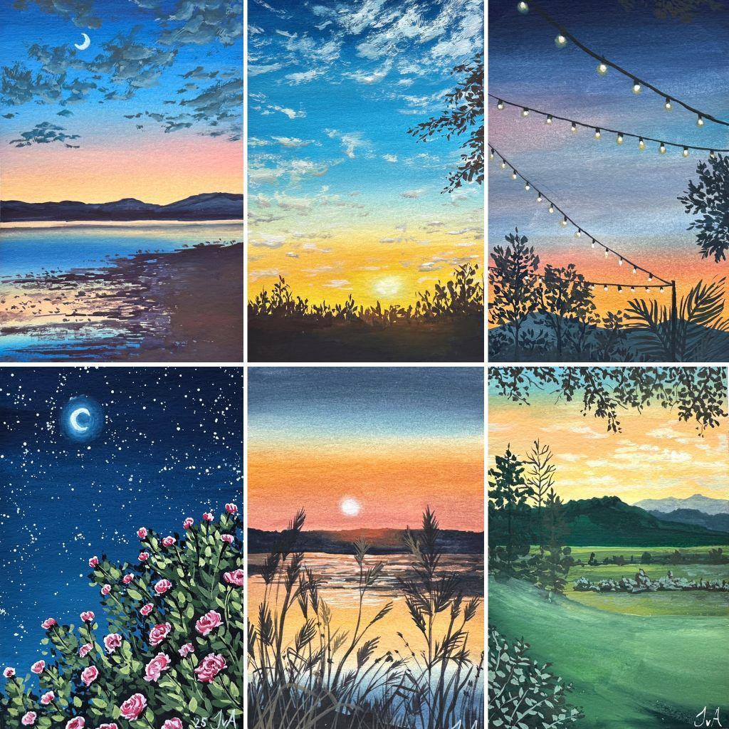 15 Days of Gouache - image 2 - student project
