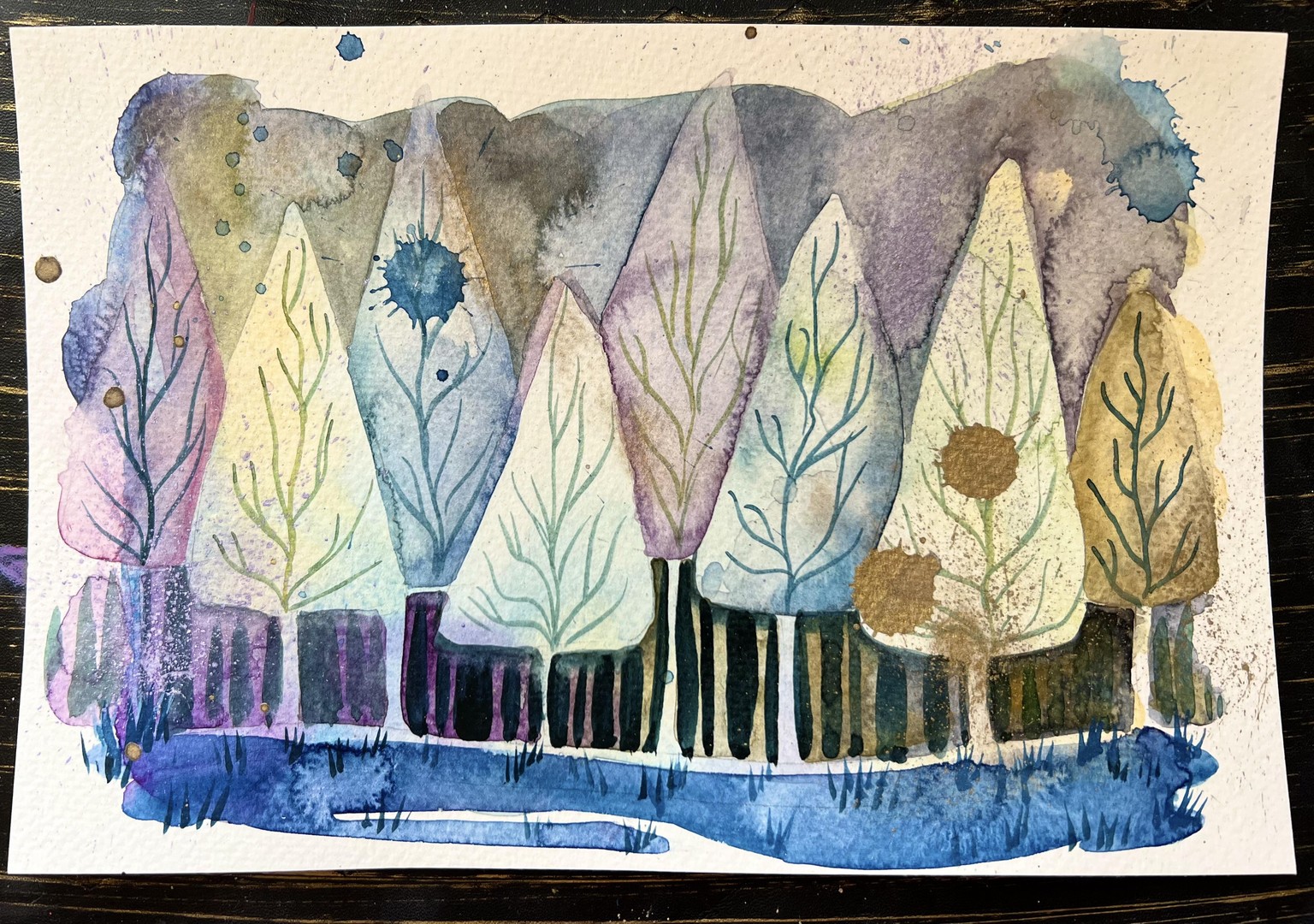 Enchanted forest trees - image 1 - student project