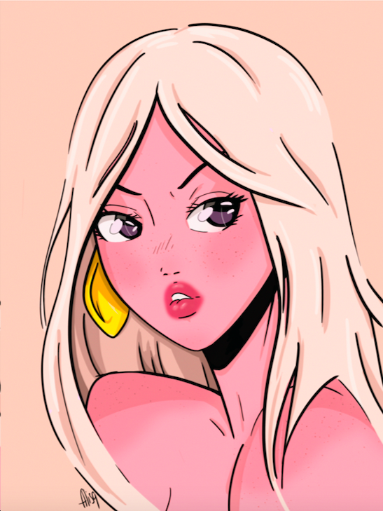 Blonde girl - image 1 - student project
