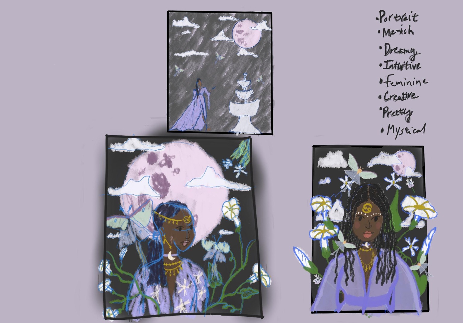 Moonchild Thumbnails - image 1 - student project