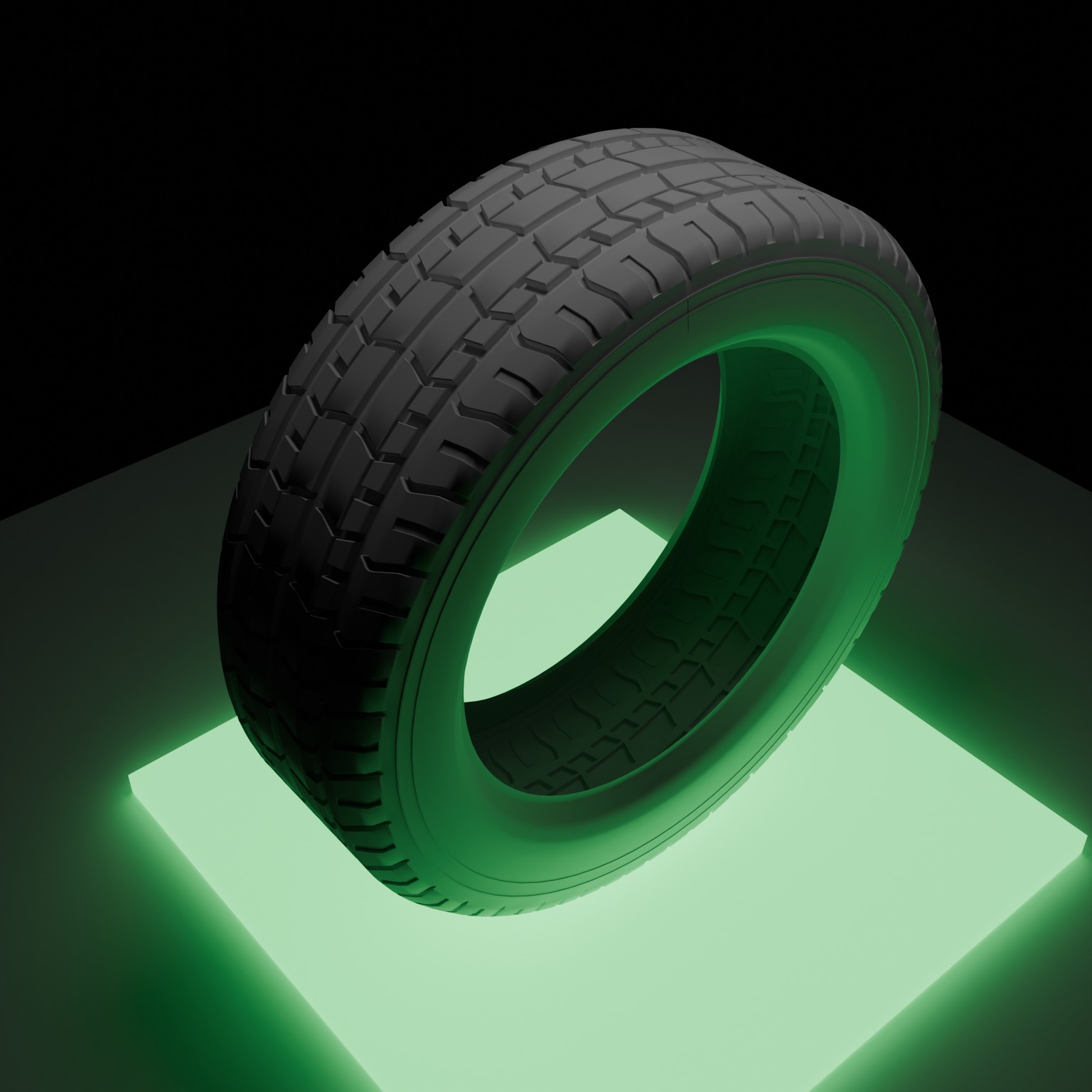 Tires (composition) with mirrors - image 1 - student project