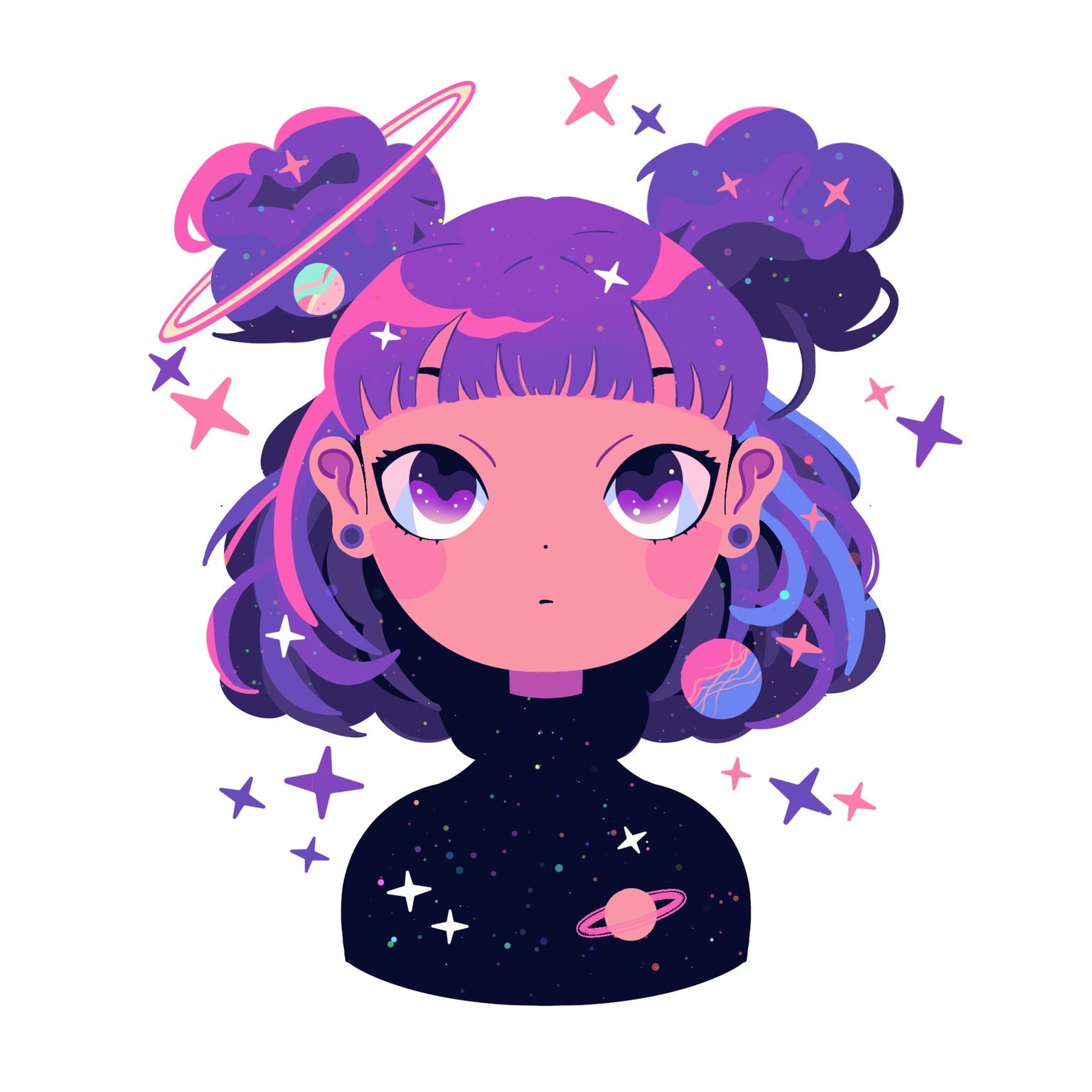 Galaxy girl - image 1 - student project