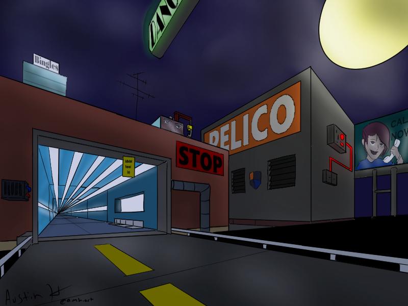2 Point Perspective Cityscape - image 1 - student project