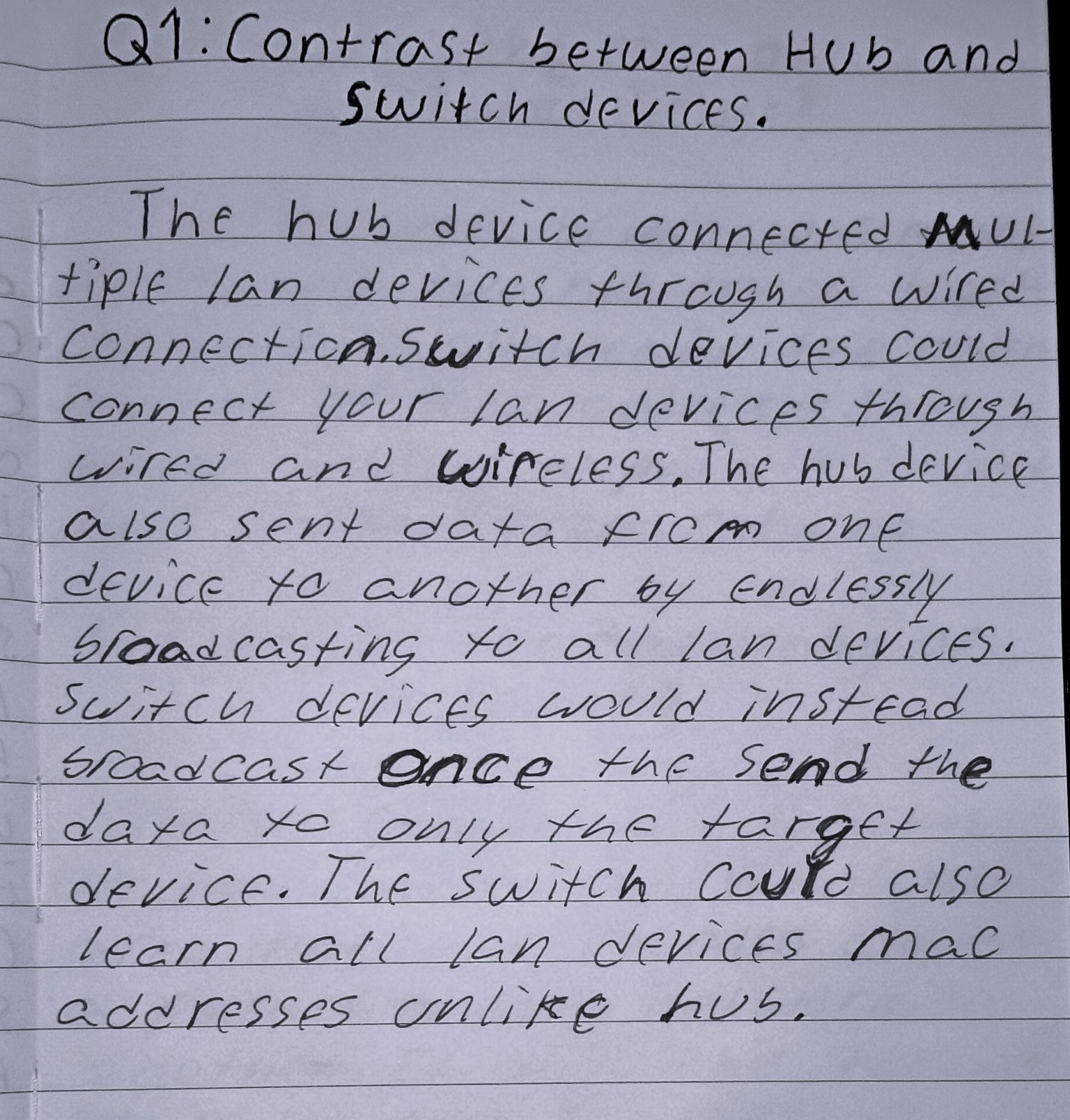 Networking device questions - image 1 - student project