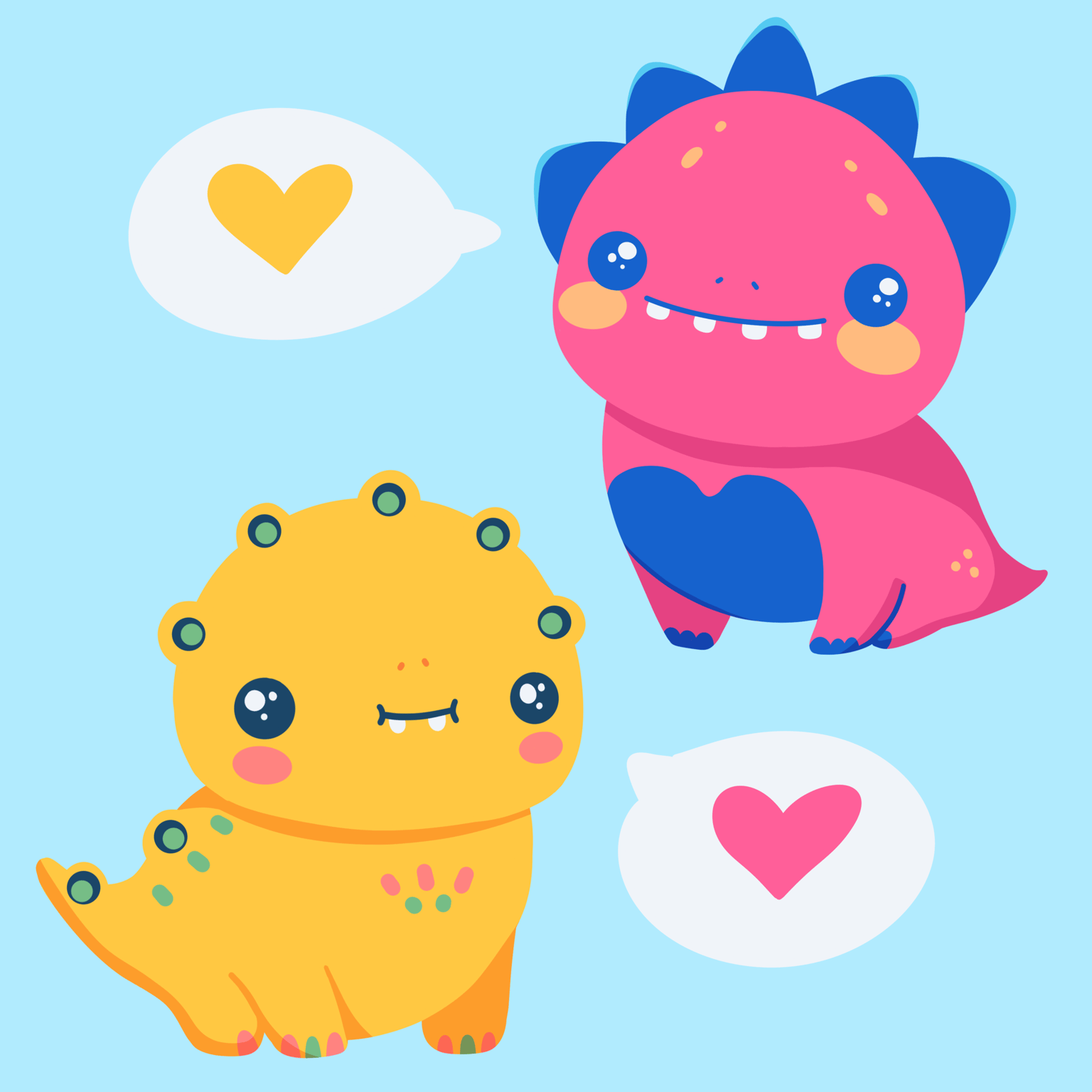 Cute dinos - image 2 - student project