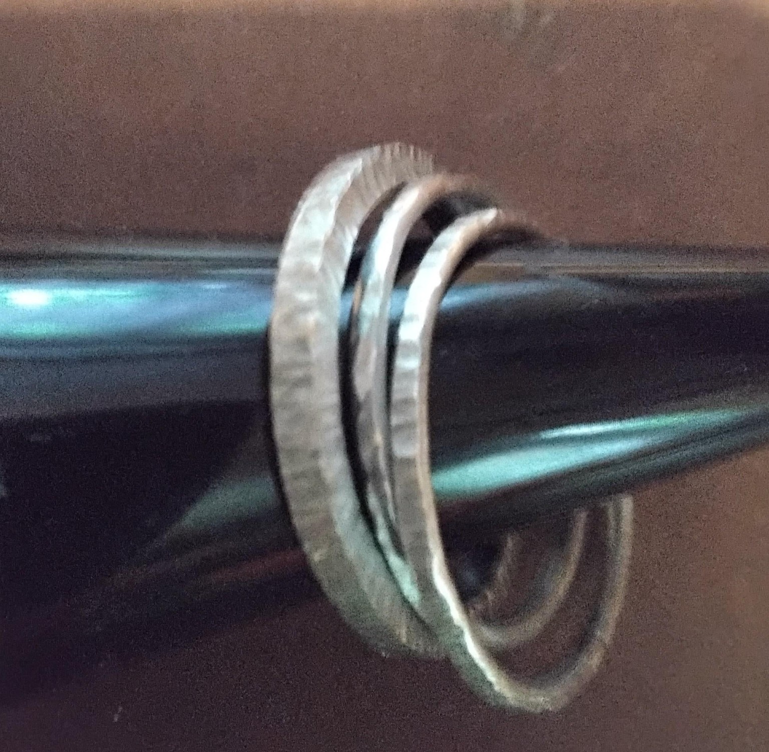 Stacking rings and a copper spinner ring - image 2 - student project