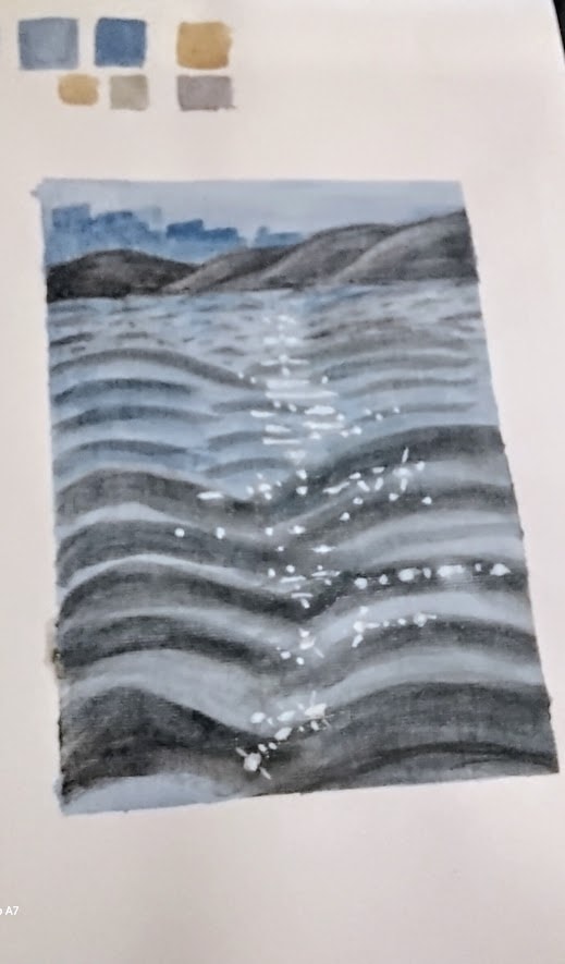 seascape with boat - image 4 - student project