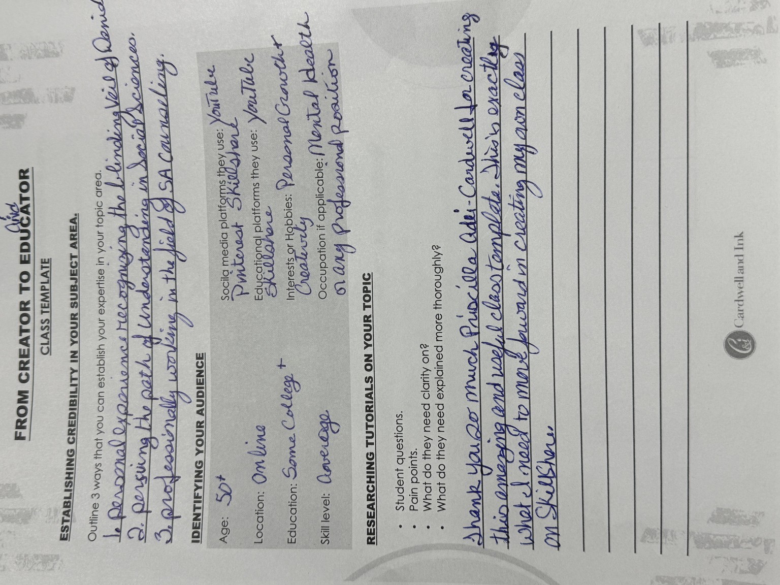 From Creator to Educator - image 1 - student project
