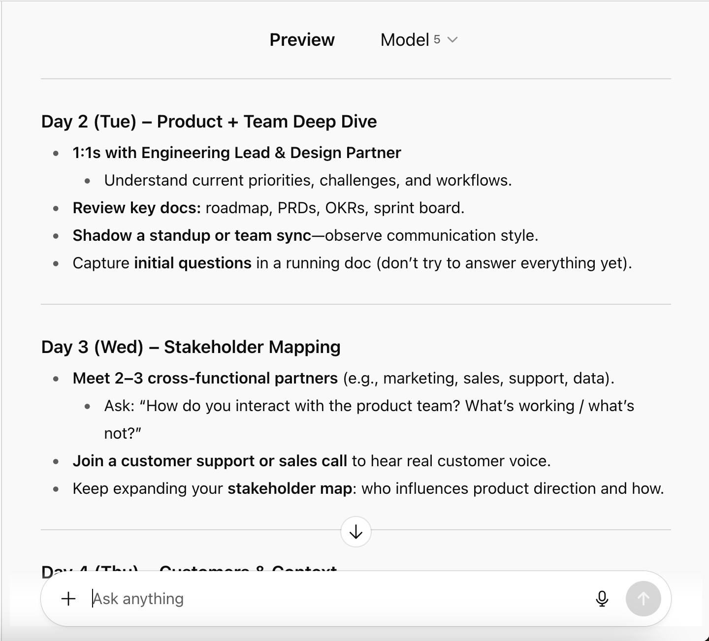 First 90 Days Guide as a new Product Manager - image 4 - student project
