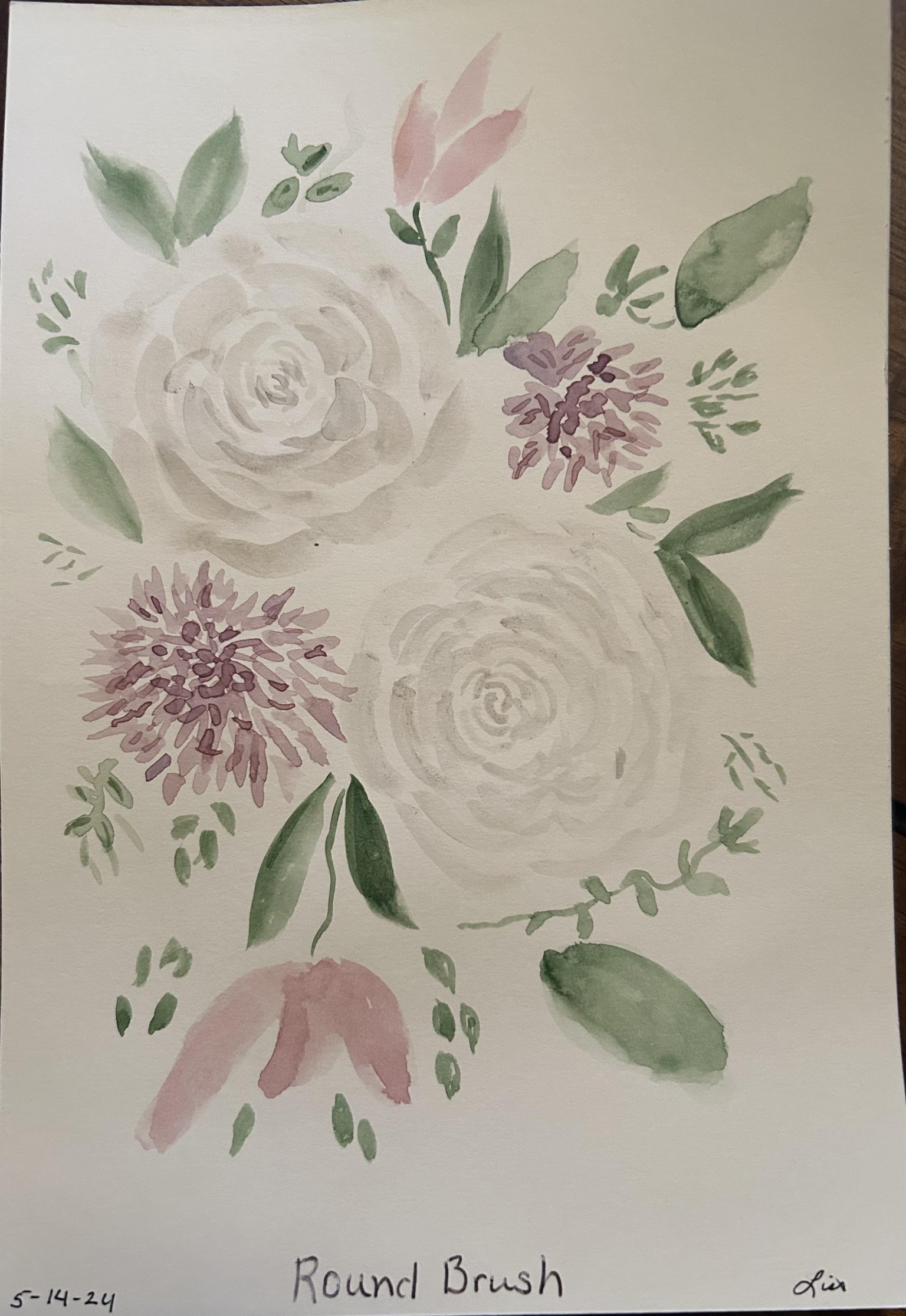 Exploring Brushes and Florals - image 1 - student project