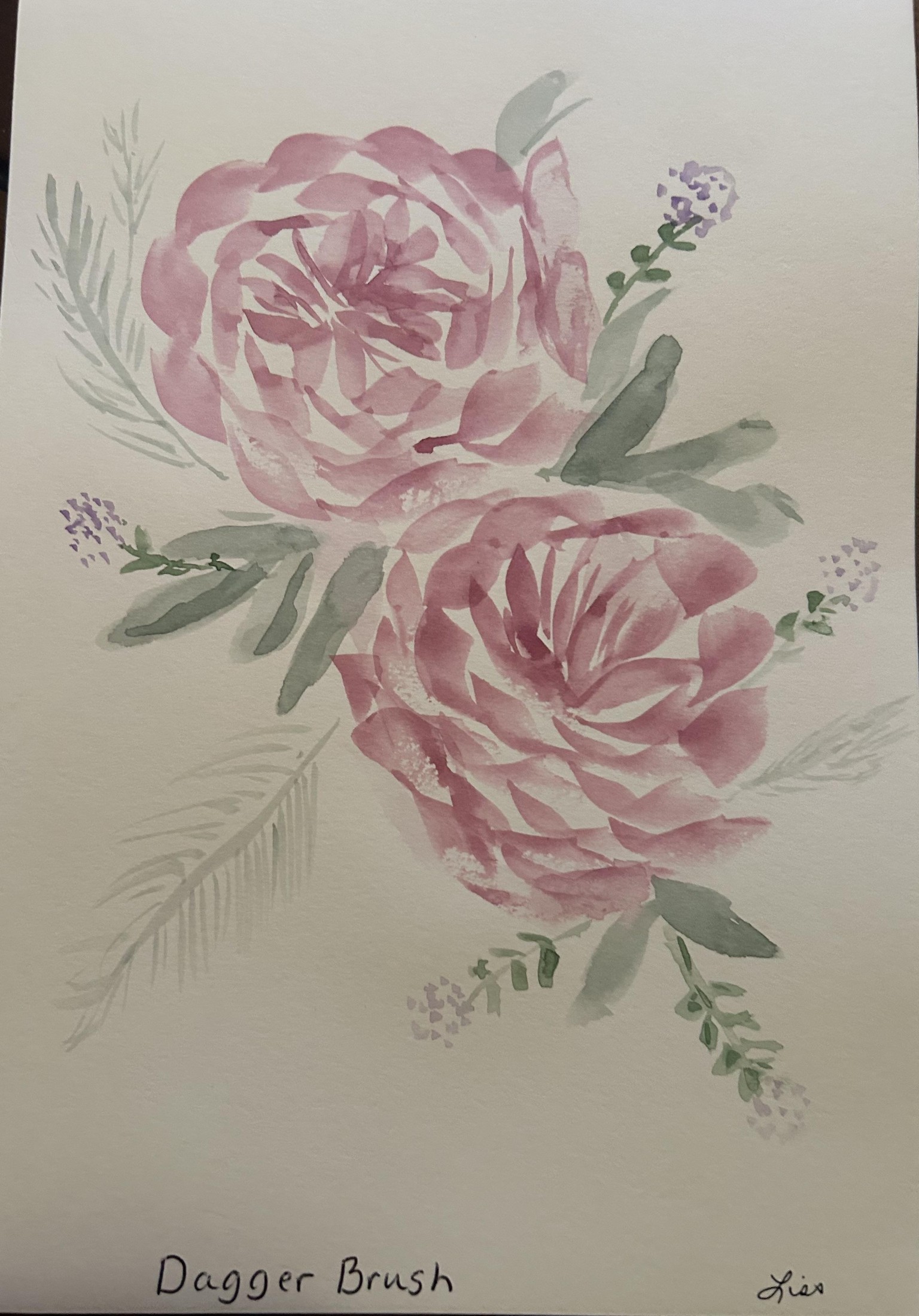 Exploring Brushes and Florals - image 3 - student project