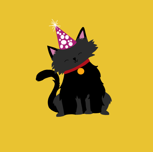 Cute Party Kitty - image 3 - student project