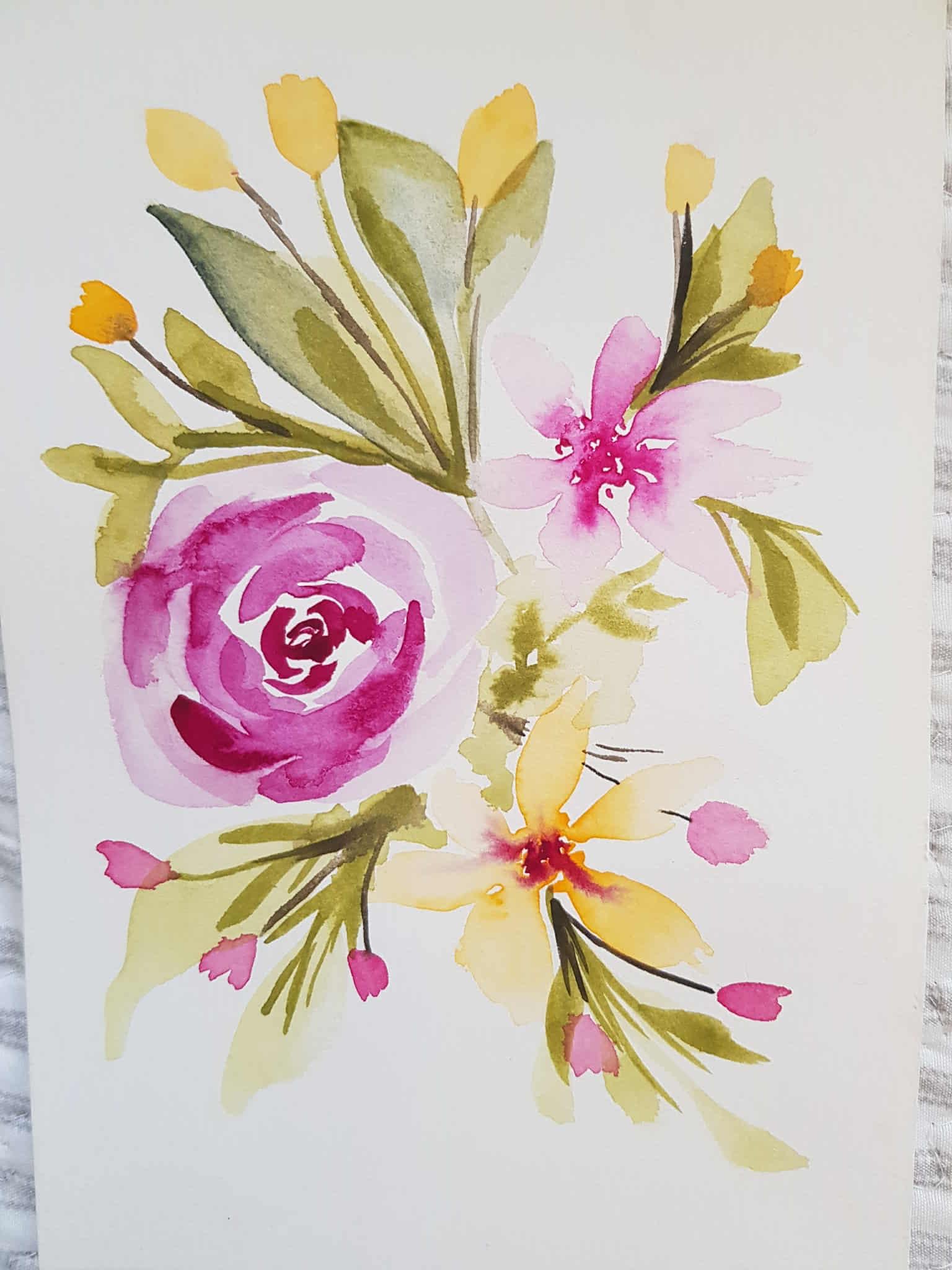 my very first water color paintings :) - image 1 - student project