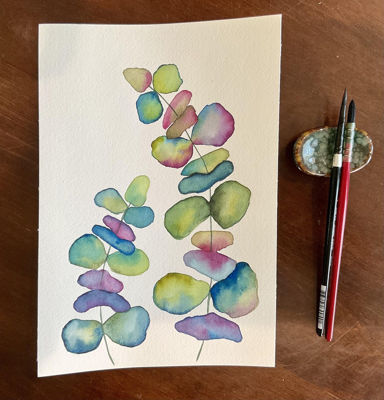 Jewel-toned Botanicals - image 2 - student project