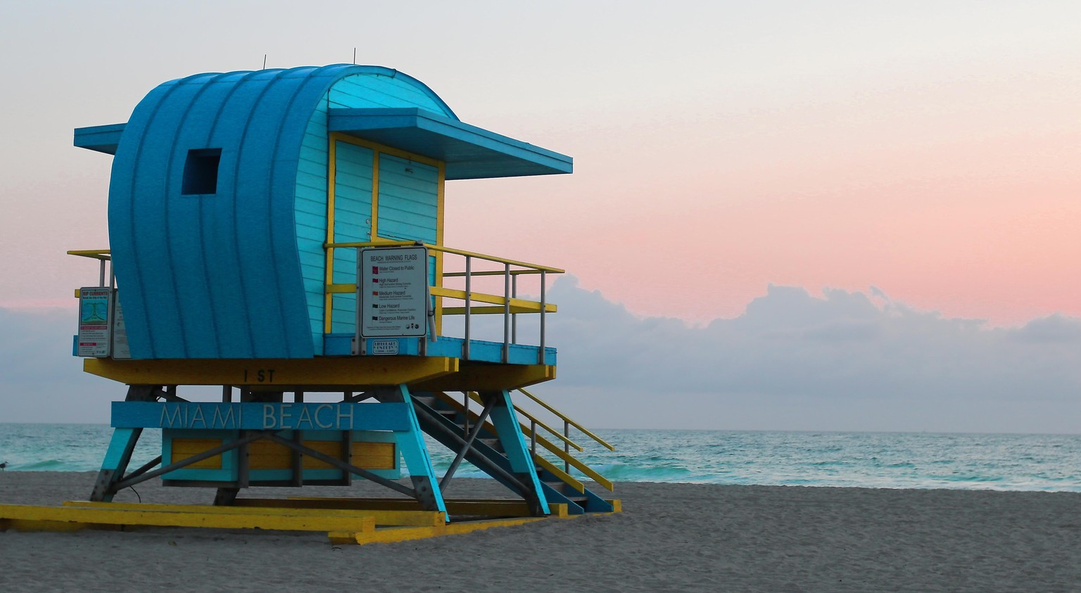 Miami sunrise, sunset taken back in March - image 2 - student project