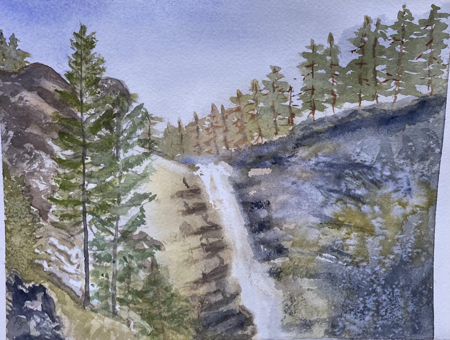 Waterfall Landscape - image 1 - student project