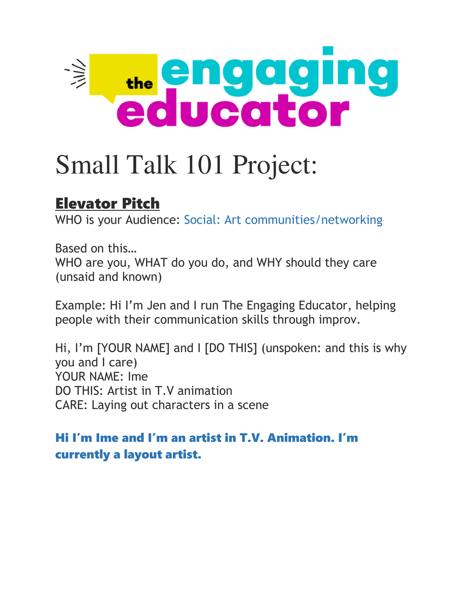 Small Talk 101: How to Master Any Networking Situation - image 1 - student project