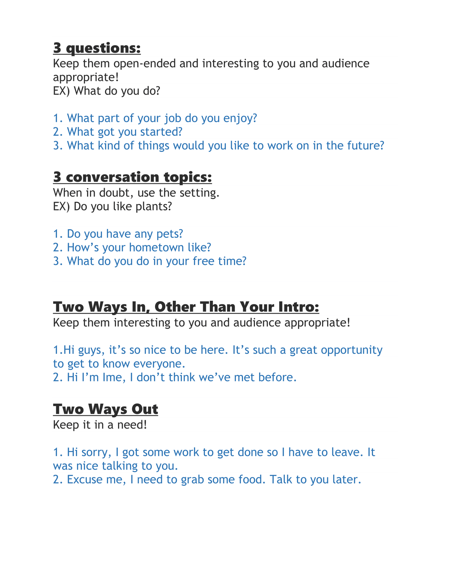 Small Talk 101: How to Master Any Networking Situation - image 2 - student project