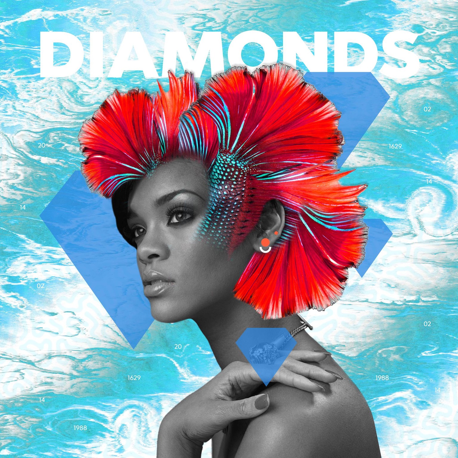 Rihanna Digital Poster Project - image 1 - student project