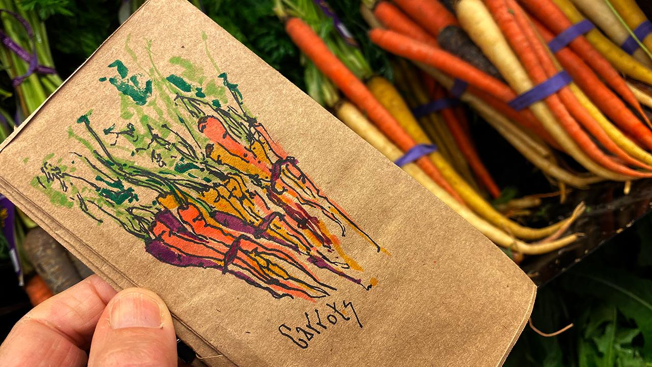 Sketching at Aqui, my local grocery store - image 5 - student project