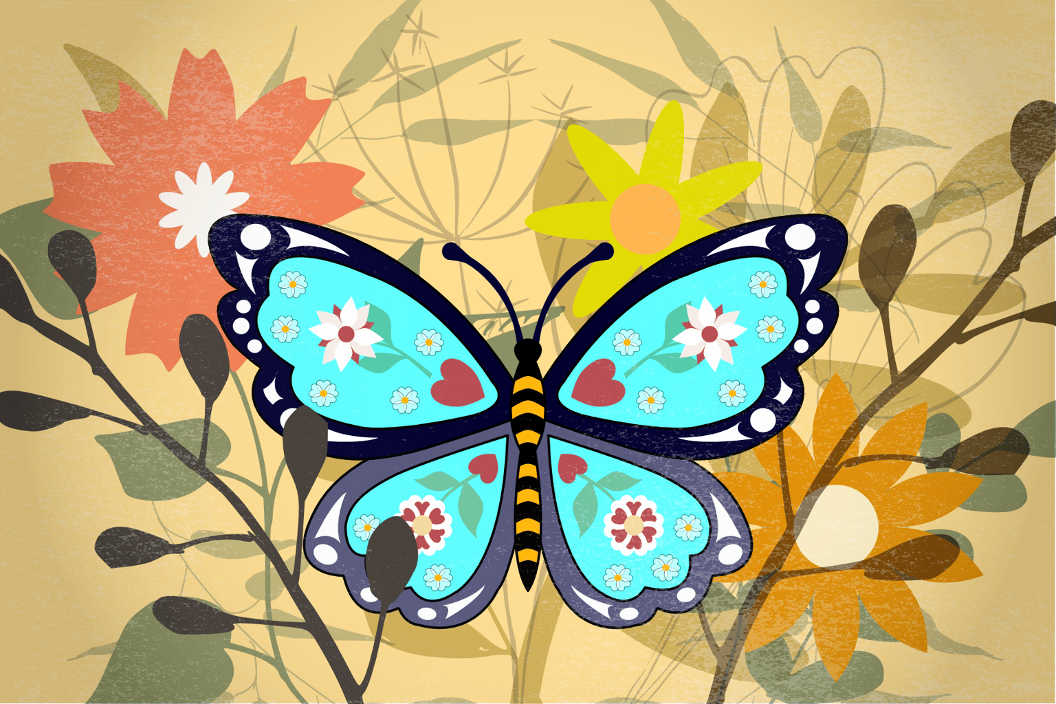 AD5 Plan and Set Up a Reflected Butterfly in Affinity Designer - image 3 - student project