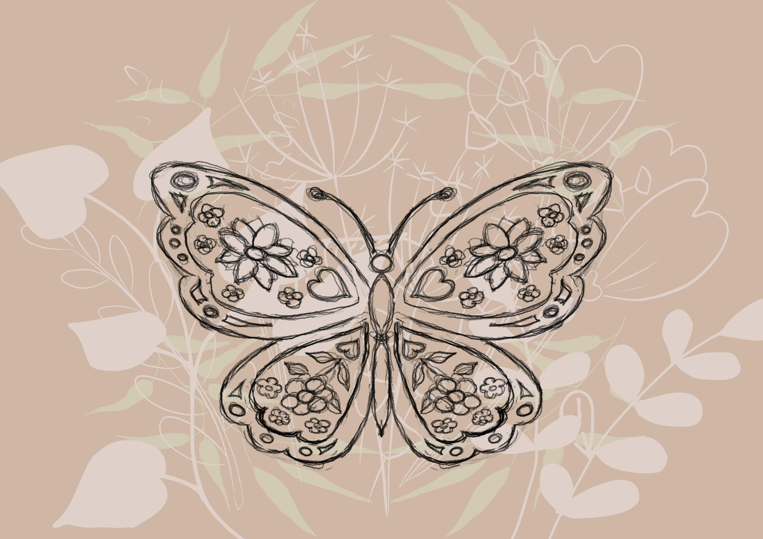 AD5 Plan and Set Up a Reflected Butterfly in Affinity Designer - image 1 - student project