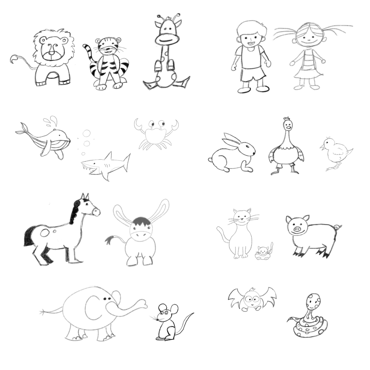 Teach the children how to draw step by step - image 1 - student project