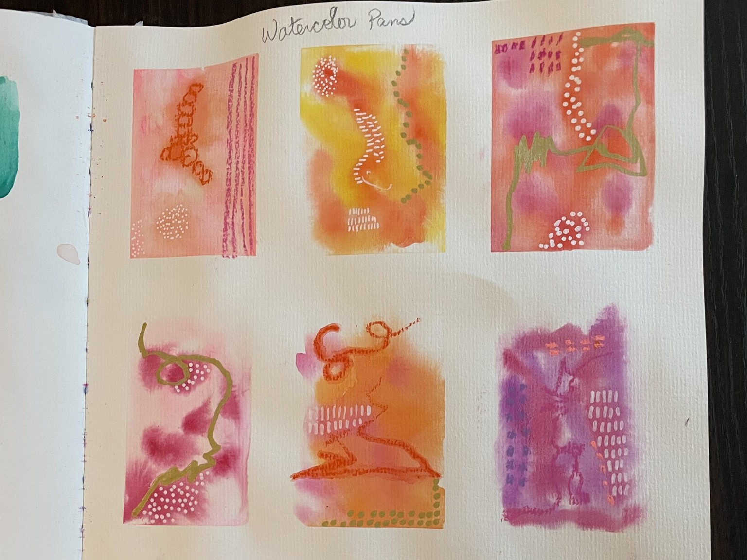 Beautiful mess - mixed media watercolor & pastels - image 2 - student project
